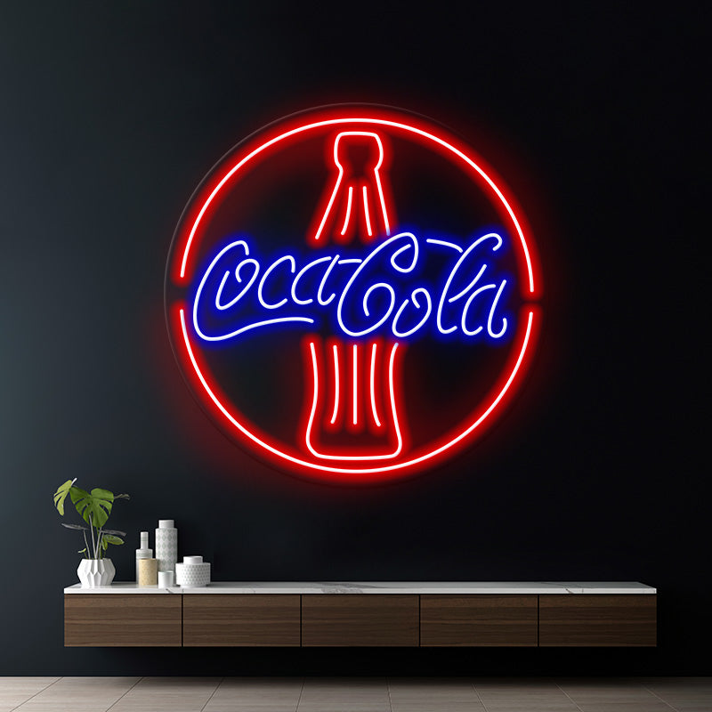 Coca Cola Bottle Led Neon Sign for Wall Decor