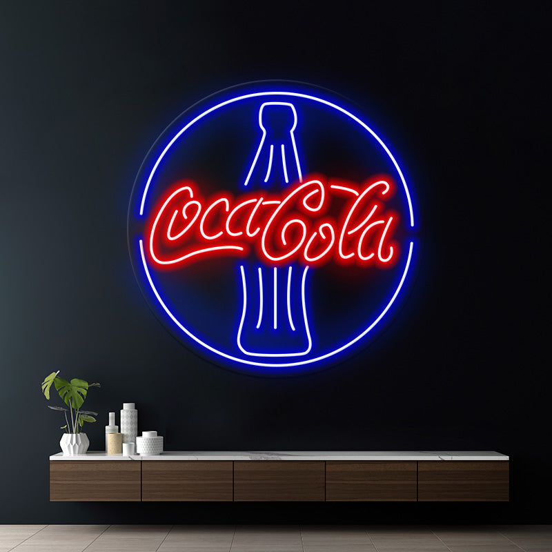 Coca Cola Bottle Led Neon Sign for Wall Decor