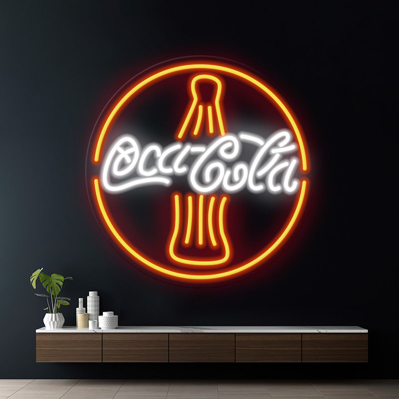 Coca Cola Bottle Led Neon Sign for Wall Decor
