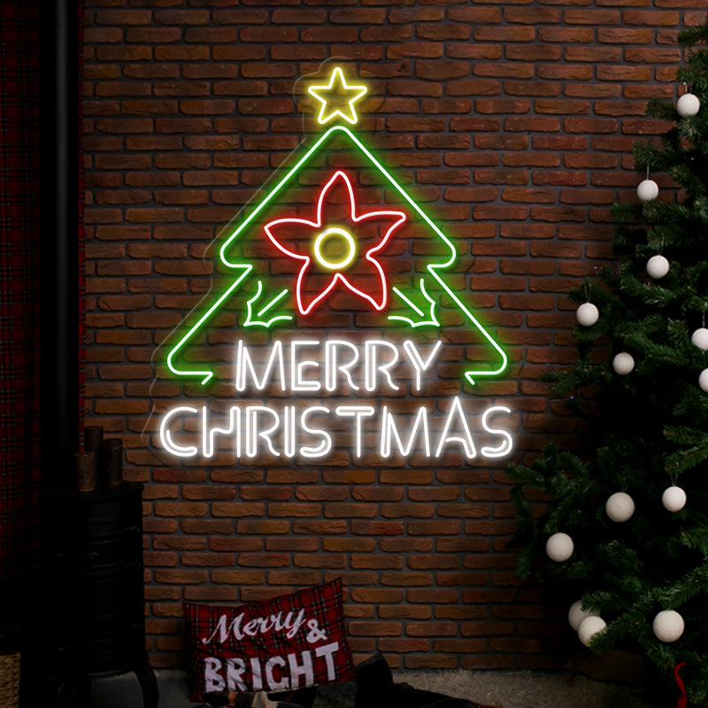 2025 Merry Christmas Led Neon Sign for Home Decor
