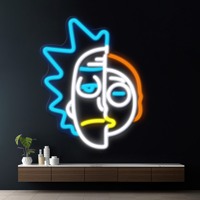 Rick and Morty Led Neon Sign Room Decor Sign Light
