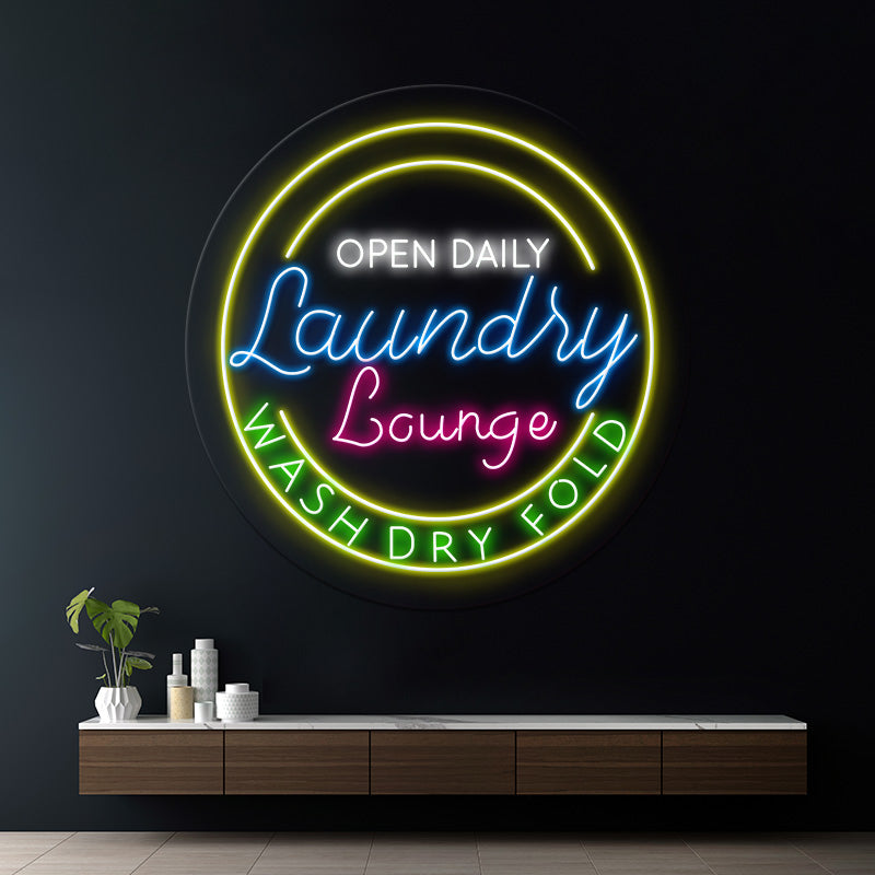 Laundry Shop Open Led Neon Sign