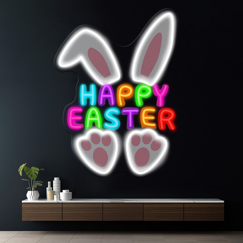 Happy Easter Bunny Led Neon Sign