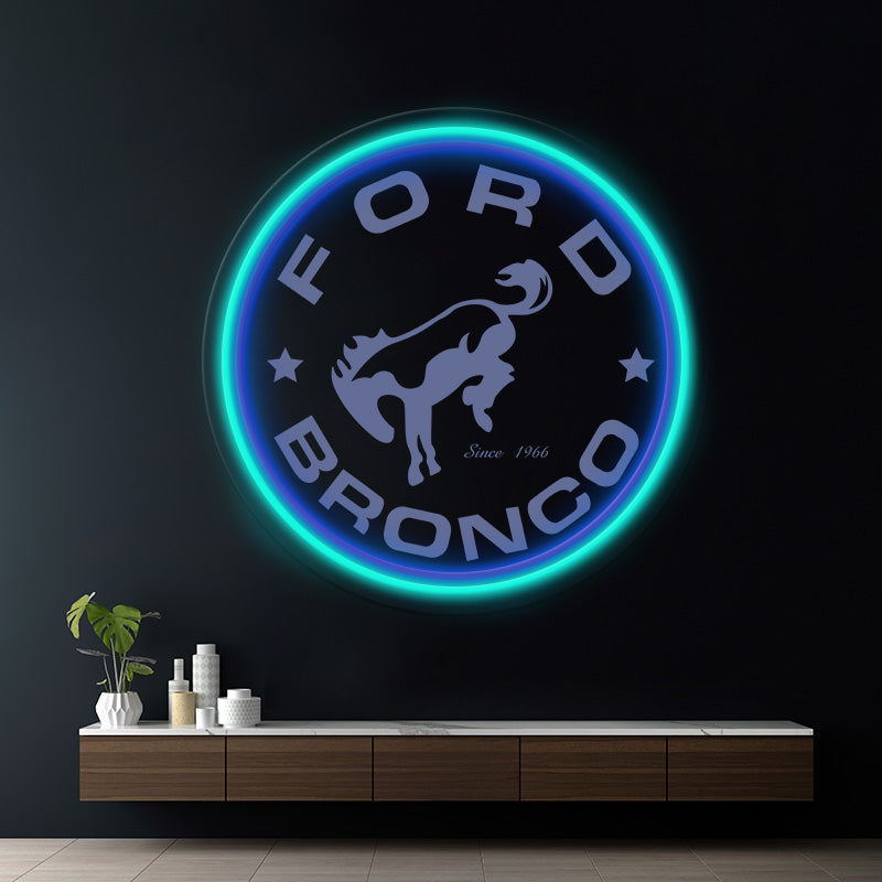 Ford Bronco Led Neon Sign Garage Room Decor Sign