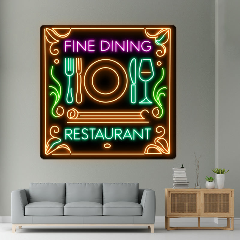 Restaurant Led Neon Sign Shop Dining Room Decor Sign