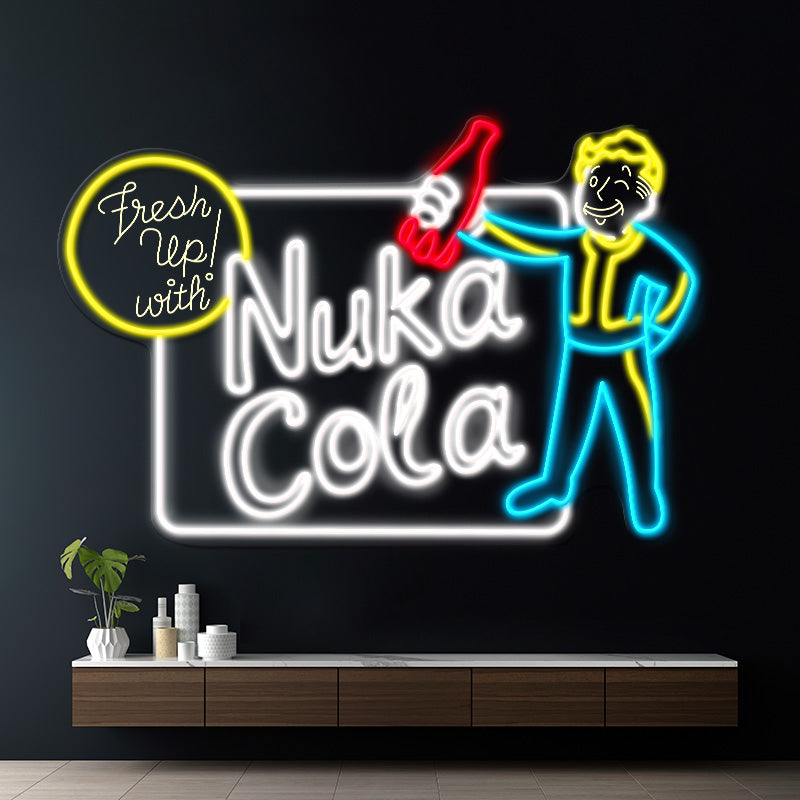 Nuka Cola Led Neon Sign for Bar Shop Decor