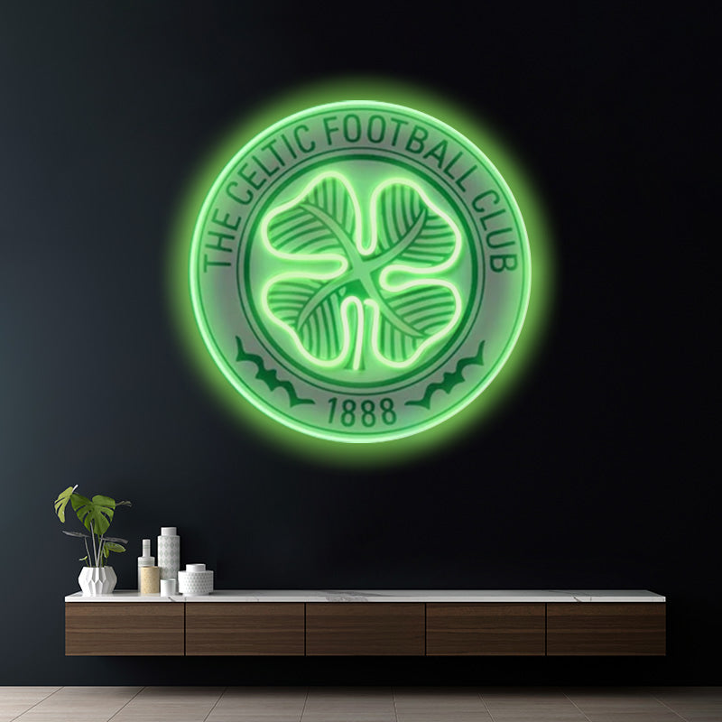 Celtic FC Emblem LED Neon Sign Fans Gift