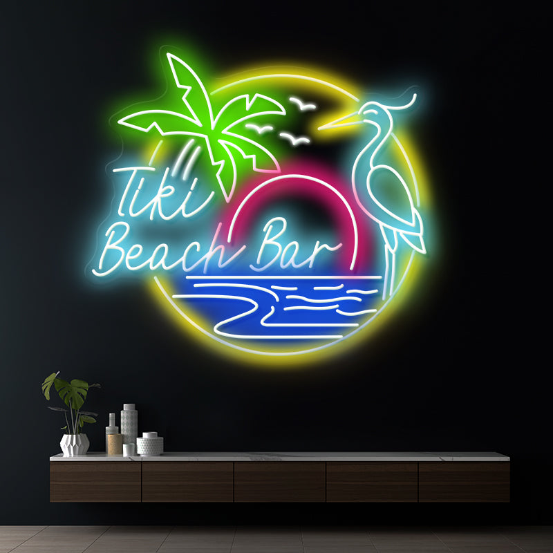 Summer Beach Bar Led Neon Sign Bar Shop Decor Sign