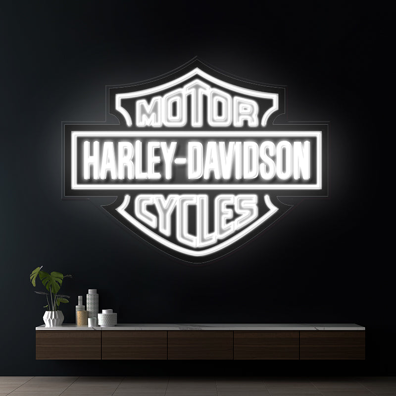 Motor Company Led Neon Sign Man Cave Decor
