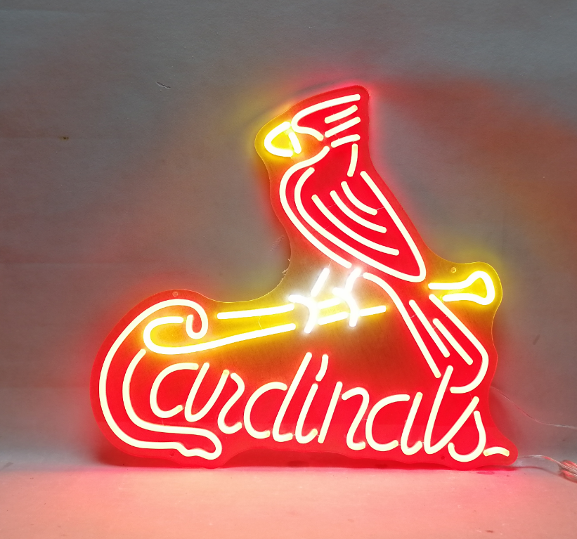 St. Louis Cardinals Sports Team Neon Sign Fans Gift Man Cave Decor