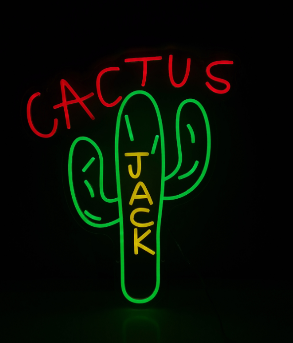 Cactus Jack Led Neon Sign