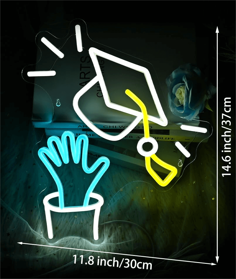 2025 Graduation Cap Neon Sign