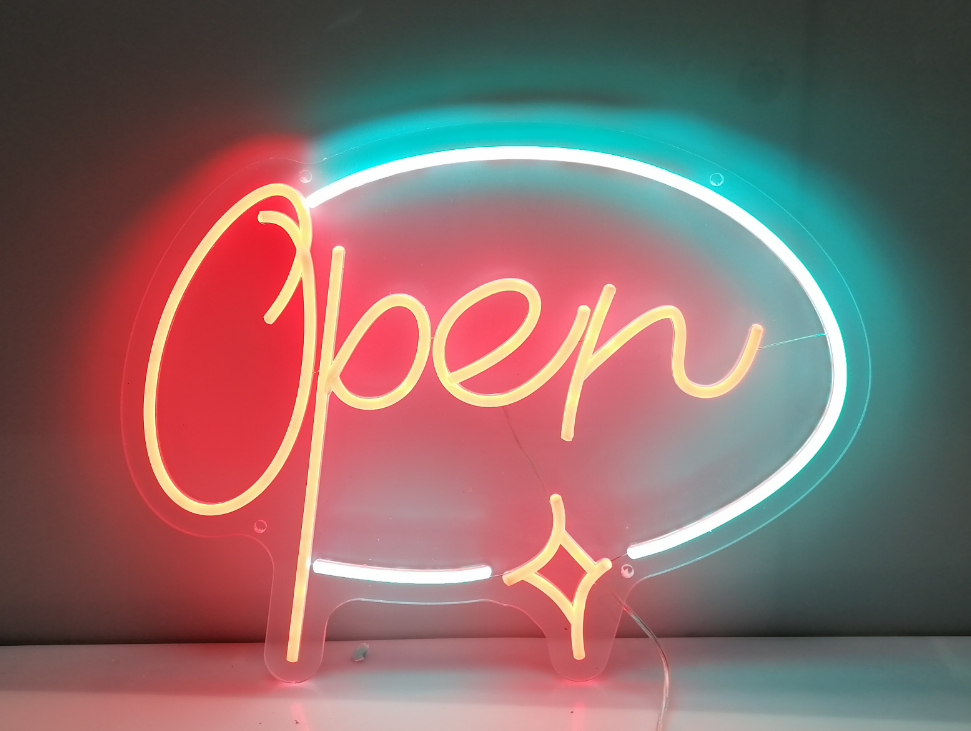Neon Open Sign for Business Acrylic Led Open Sign