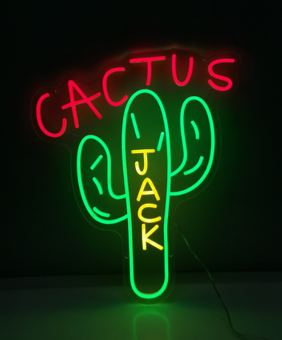 Cactus Jack Led Neon Sign