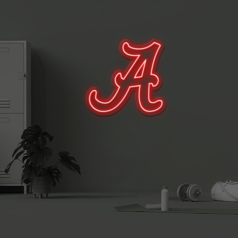 Alabama Crimson Tide Neon Sign Sport Fans Gift Man Cave Decor