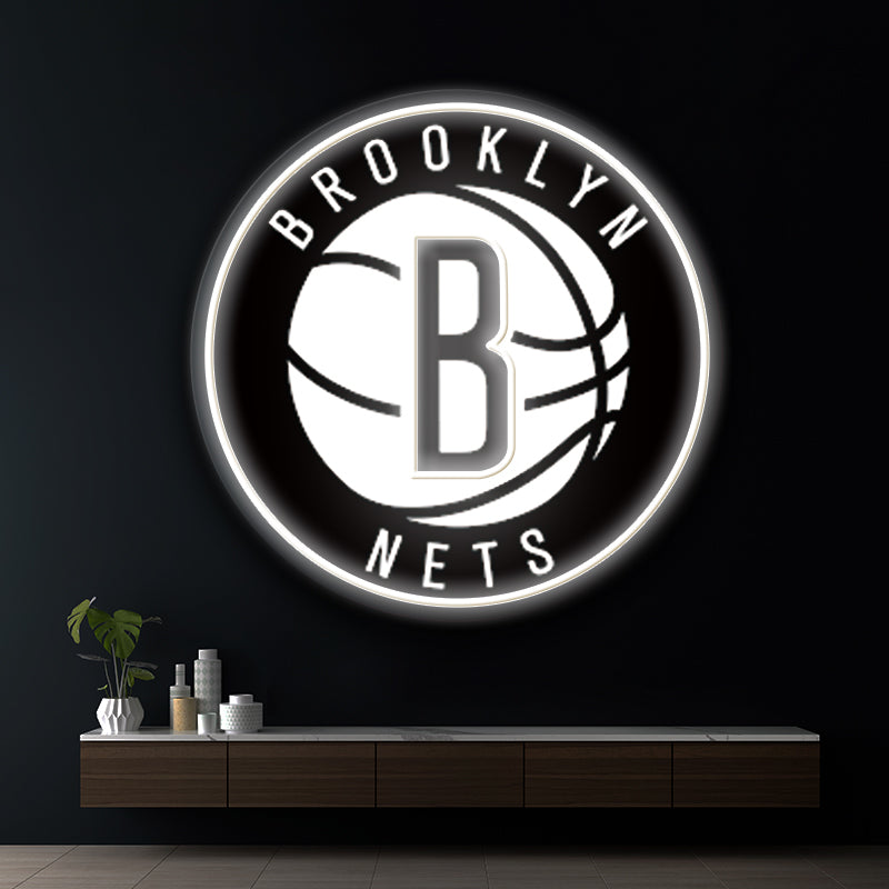 Brooklyn Nets NBA Led Neon Sign Wall Decor