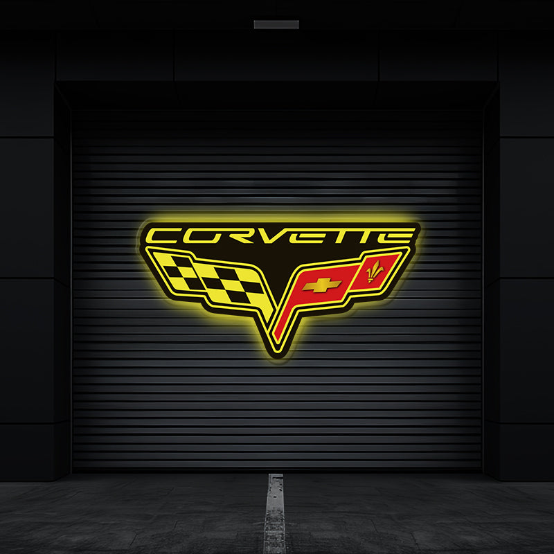 Corvette Neon Sign Garage Decor Led Neon Sign