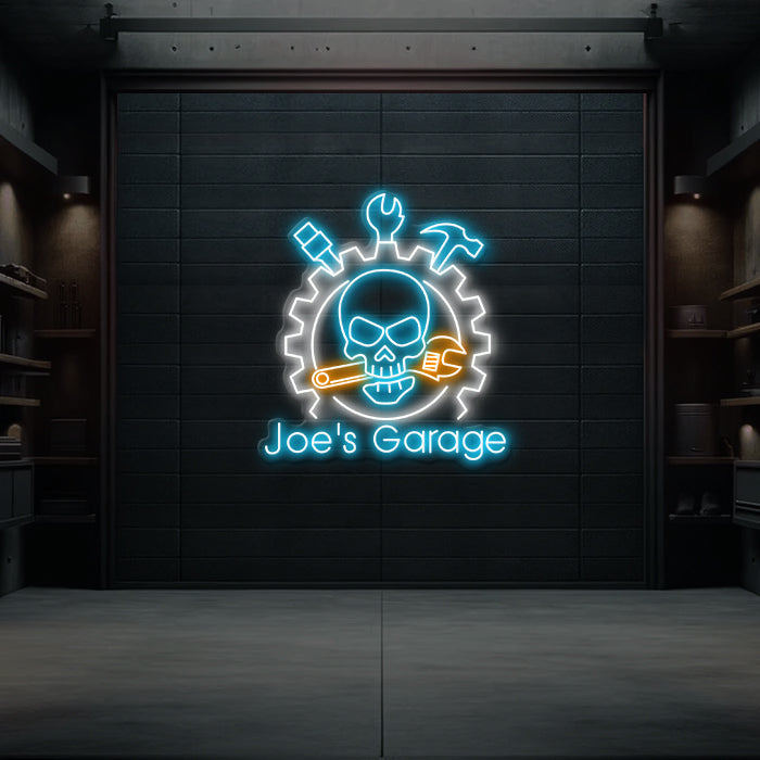 Custom Garage Neon Sign Man Cave Gift