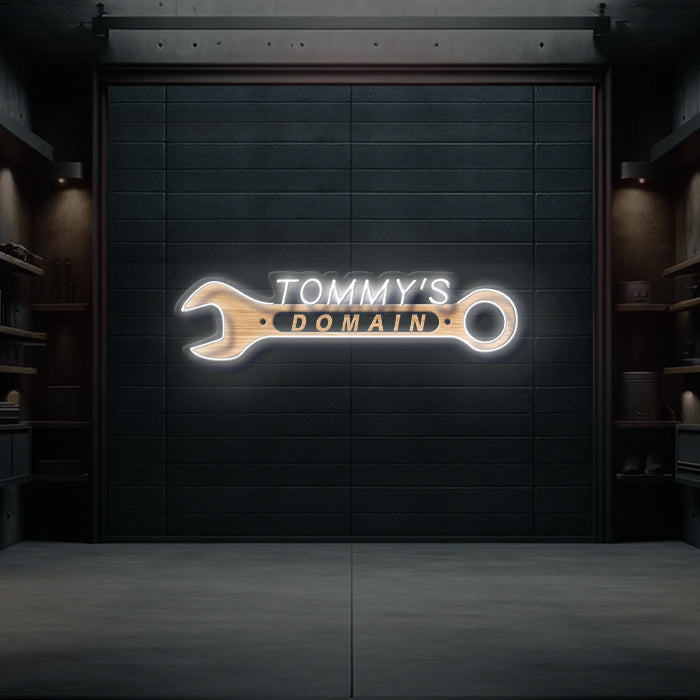 Custom Neon Sign Garage Gift for Men