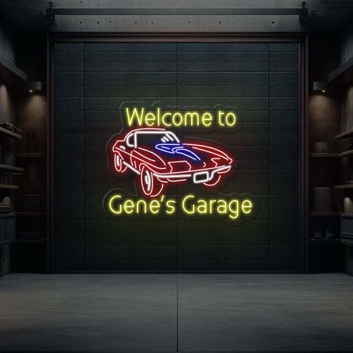 Custom Personalized Garage Led Neon Sign