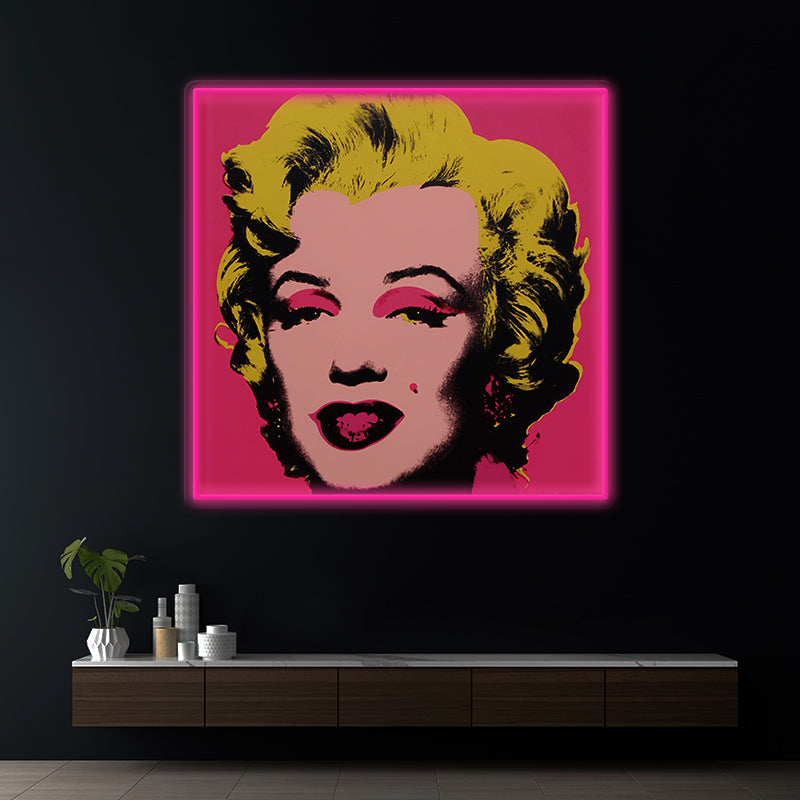 Elegant Woman Silhouette LED Neon Sign