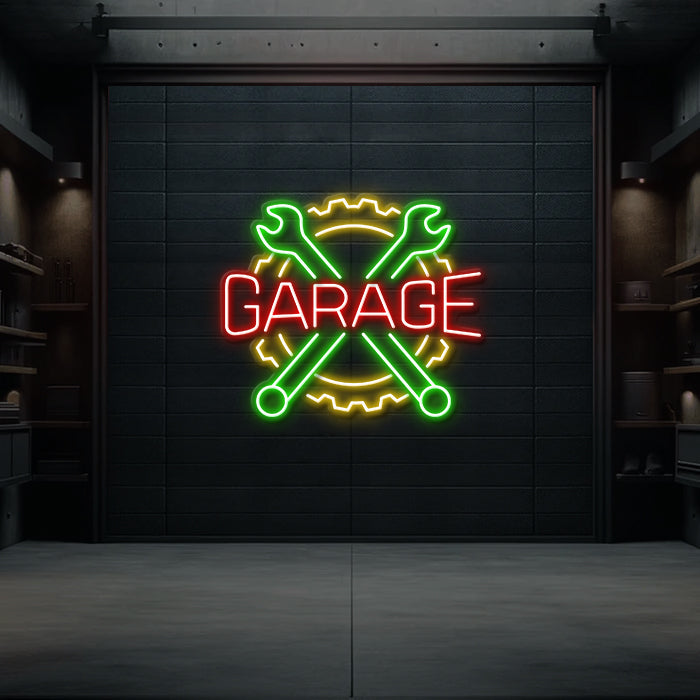 Garage Led Neon Sign for Man Cave Decor Space Decor Light
