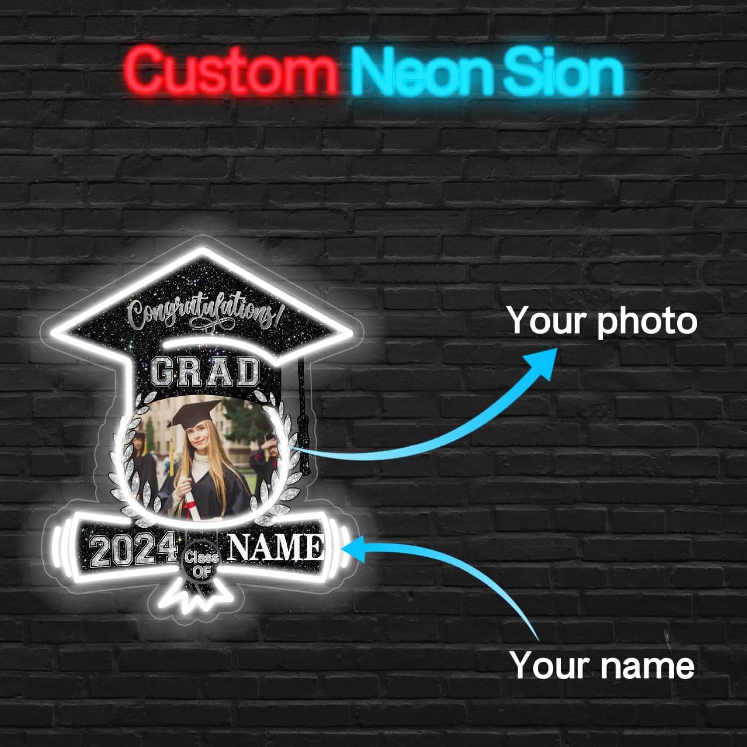 Personalized 2025 Graduation Gift Neon Signs