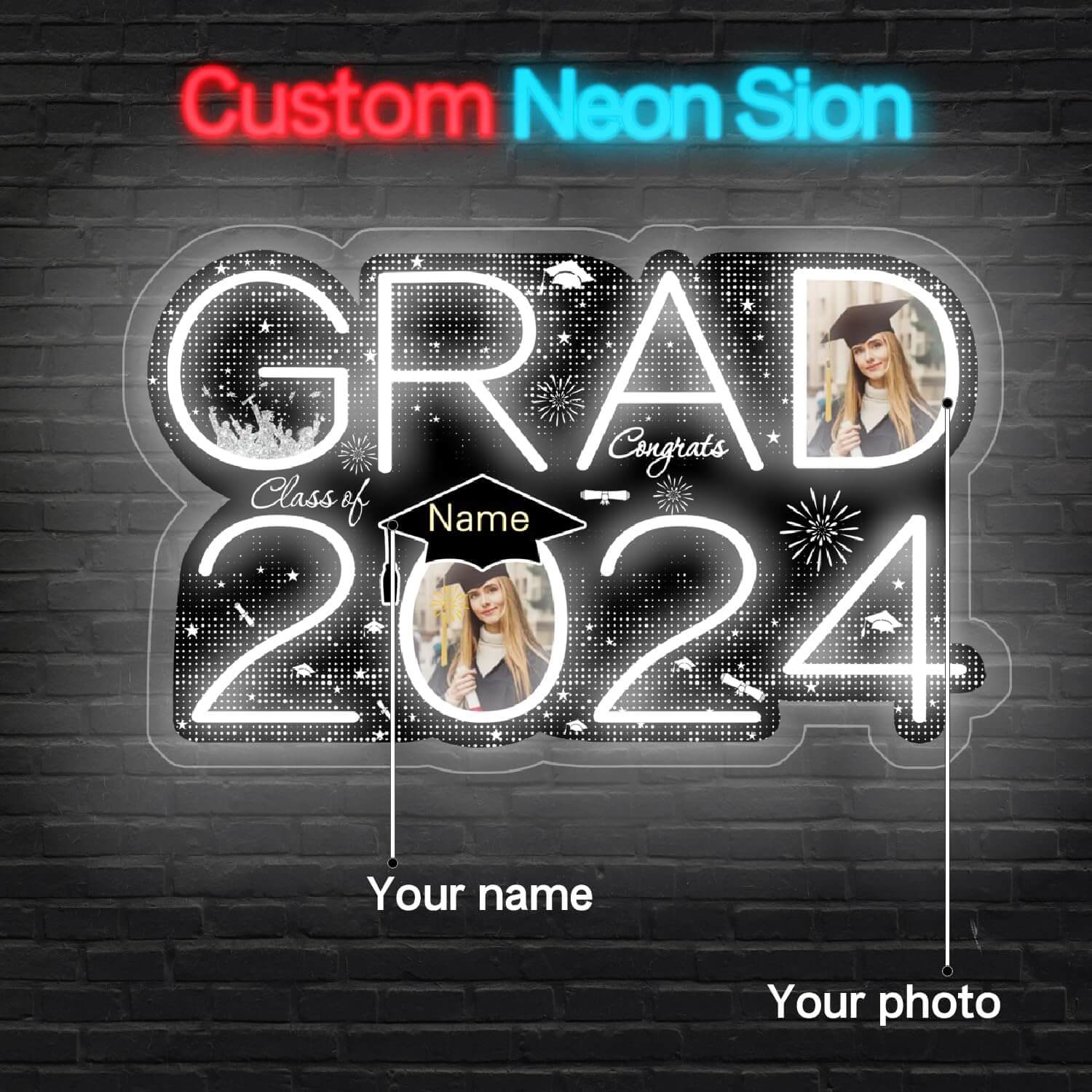 Personalized 2025 Graduation Gift Neon Signs