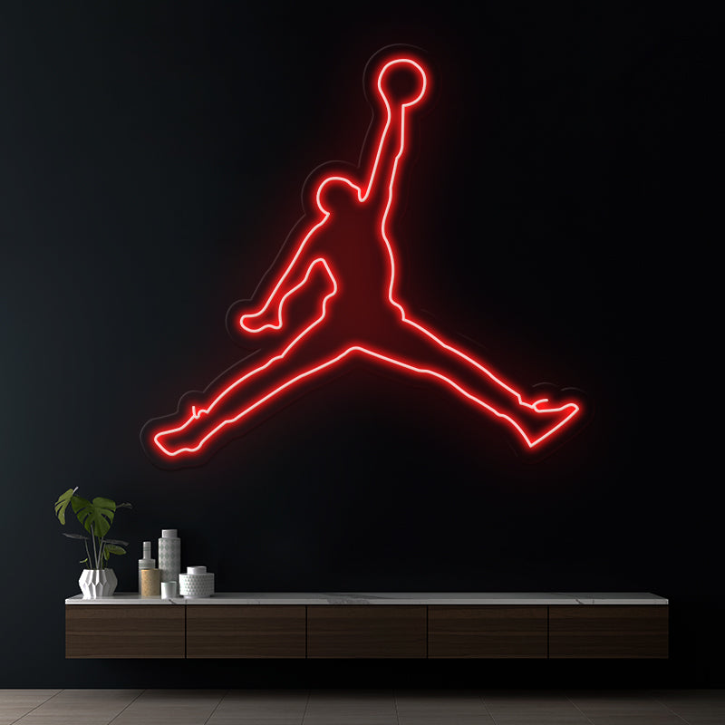 Jordan Neon Sign, Basketball Neon Sign