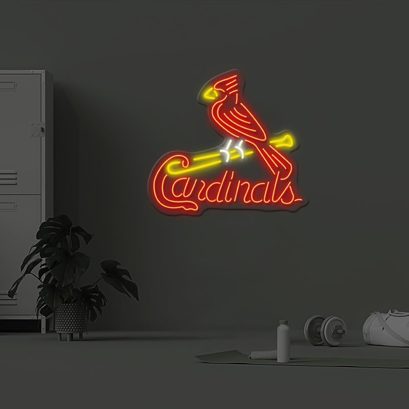 St. Louis Cardinals Sports Team Neon Sign Fans Gift Man Cave Decor