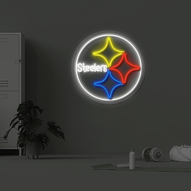 Steelers Led Neon Sign Light Man Cave Decor Sign Light