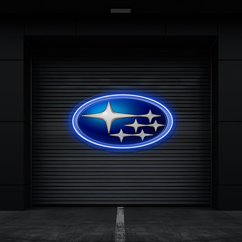 Subaru Car Logo Led Neon Sign Man Cave Sign Home Decor