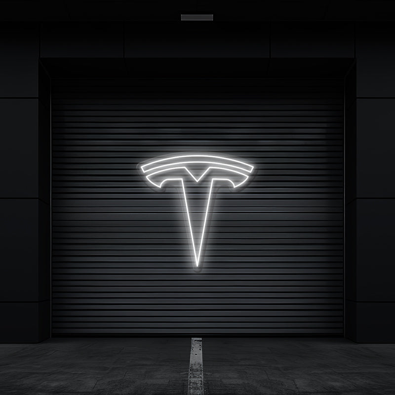 Tesla Led Neon Sign Light Garage Room Decor Sign