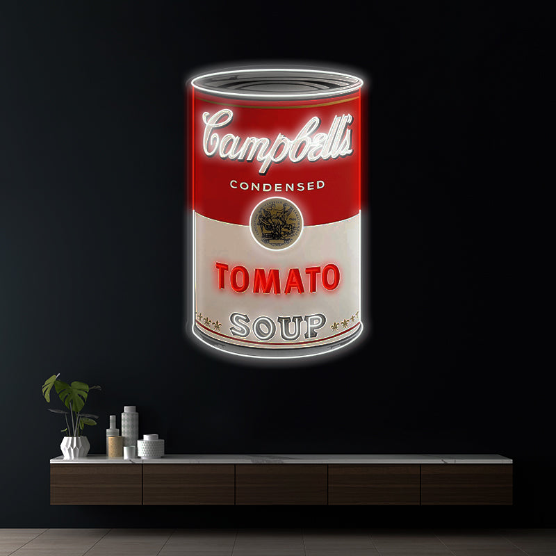 "Tomato Soup Can, Pop Art" LED Neon Sign