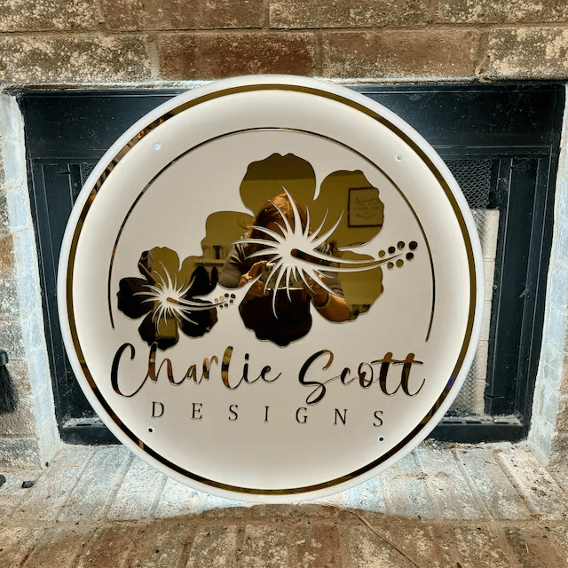 Custom Acrylic Backlit  Business Logo Sign 3D Wall Decor Sign