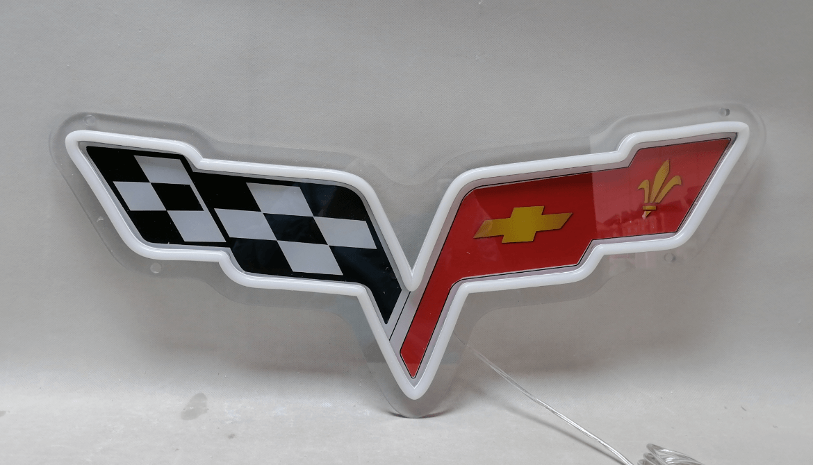 Corvette Led Neon Sign for Garage Decor
