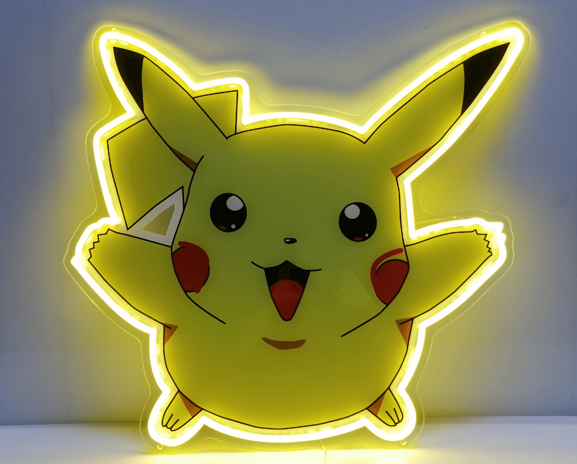 Cartoon Neon Artwork Sign Room Decor Sign