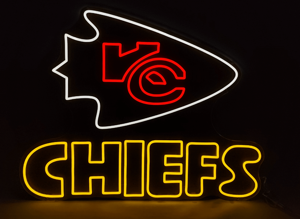 Chiefs neon sign