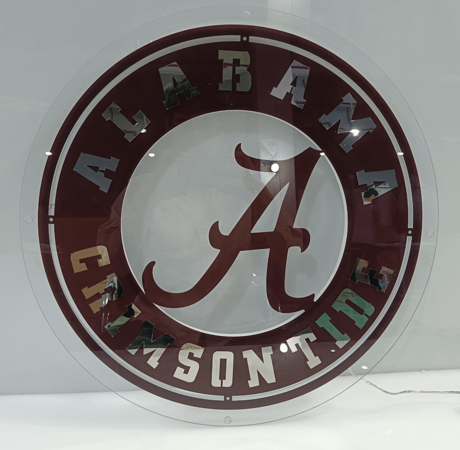 Alabama Crimson Tide LED Lit Wall Sign Fans Gift Light