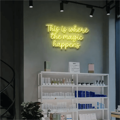 This Is Where The Magic Happens Neon Sign