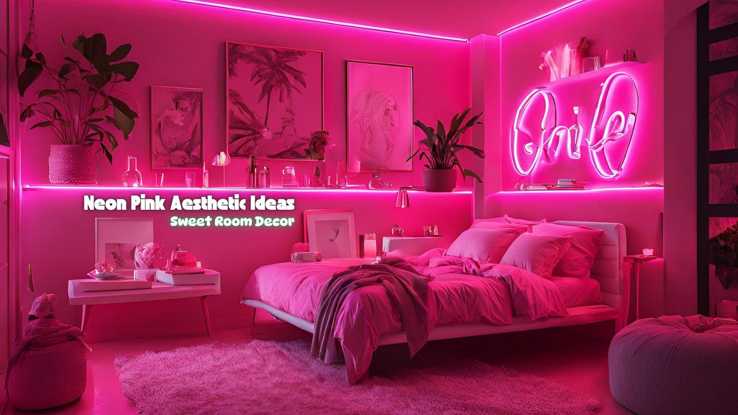 Neon Pink Aesthetic 101: Stunning Sweet Room Decor Ideas