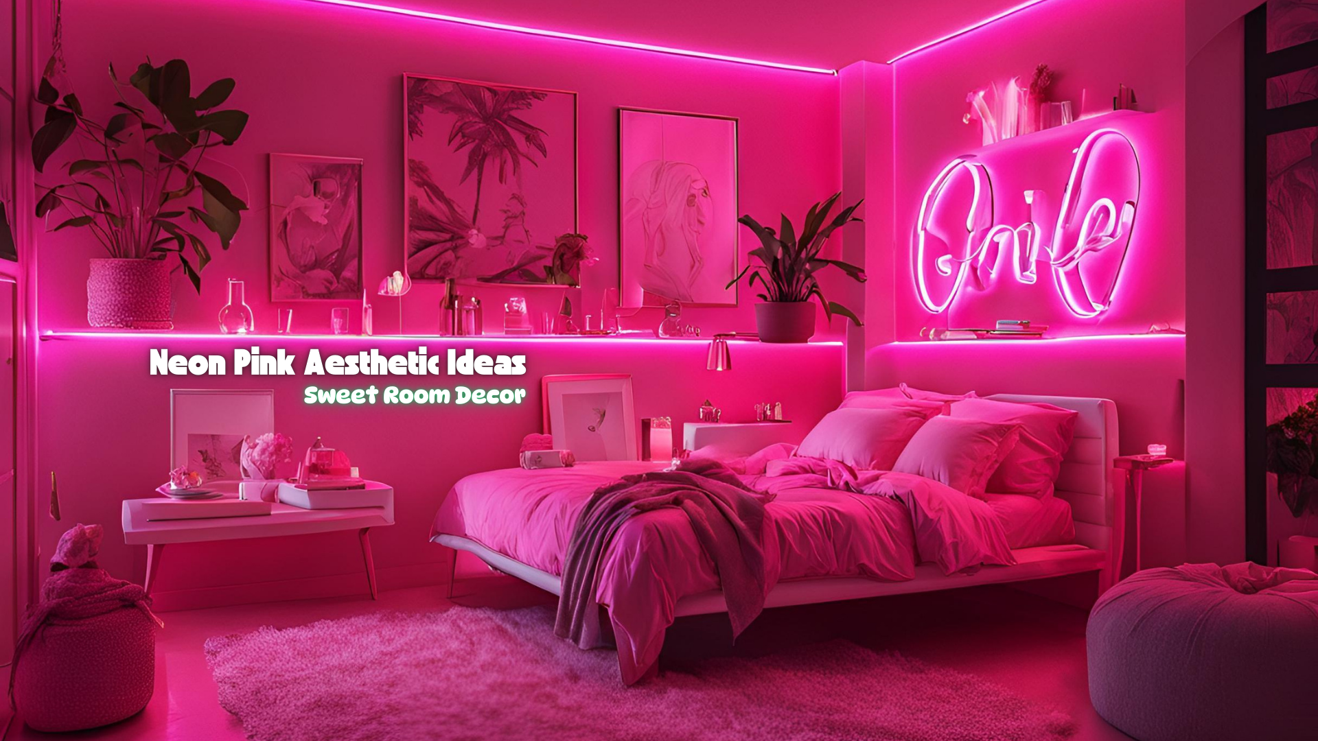 Neon Pink Aesthetic 101: Stunning Sweet Room Decor Ideas