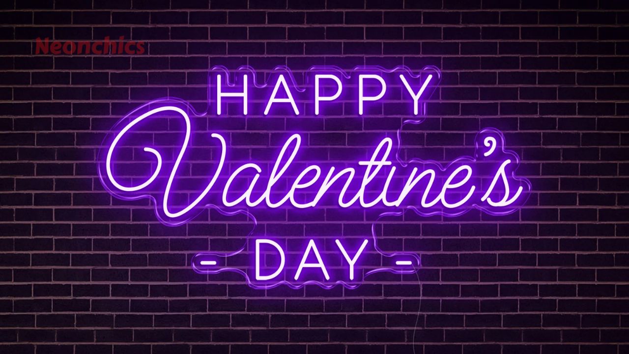 Neon Backgrounds: 20 Valentine's Day Party Decoration Ideas