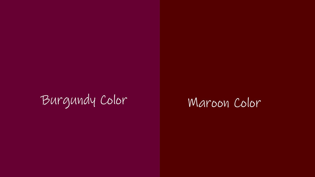 Burgundy vs Maroon: Different Neon Sign Color Comparison