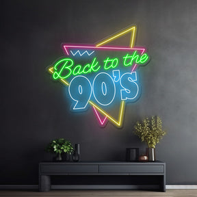 Retro Led Sign Back to the 80s 90s Led Neon Sign