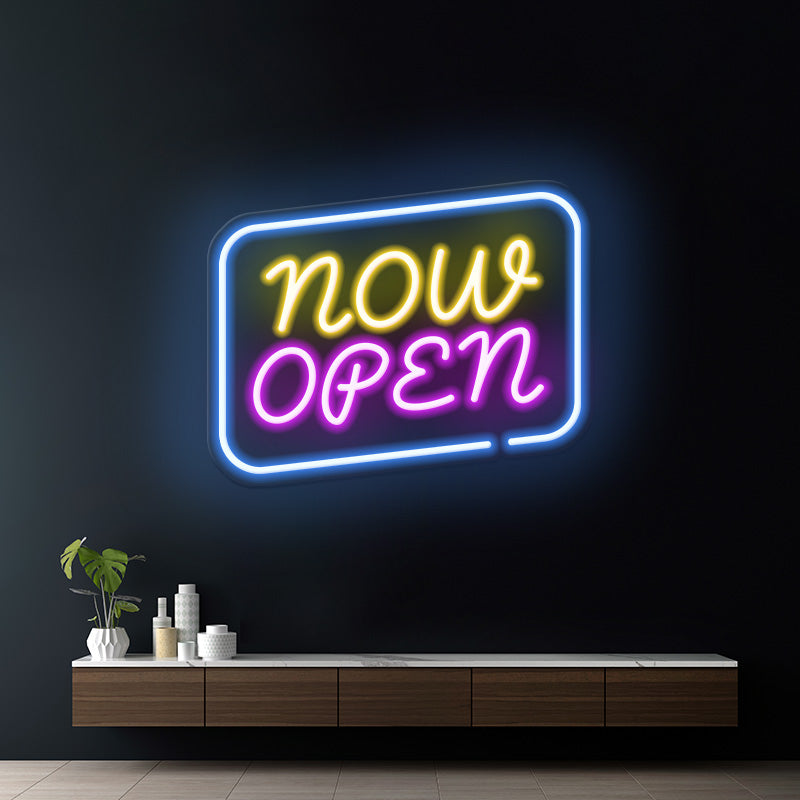 Open Led Neon Sign Shop Door Decor Sign