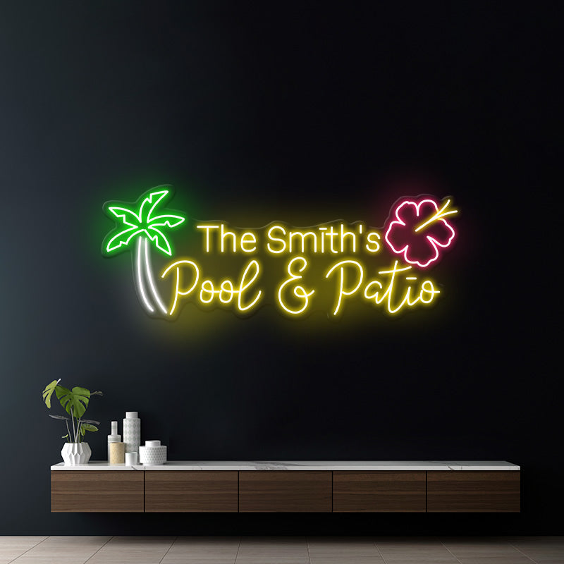 Custom Palm Tree Neon Sign Tropical Decor Sign