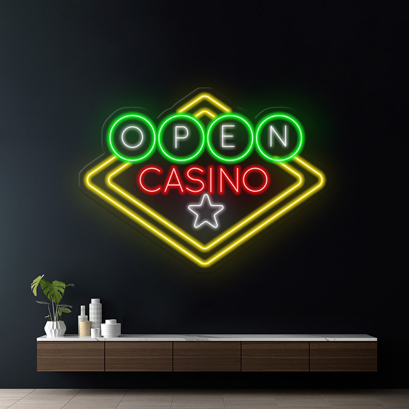 Open Led Neon Sign Shop Decor Sign