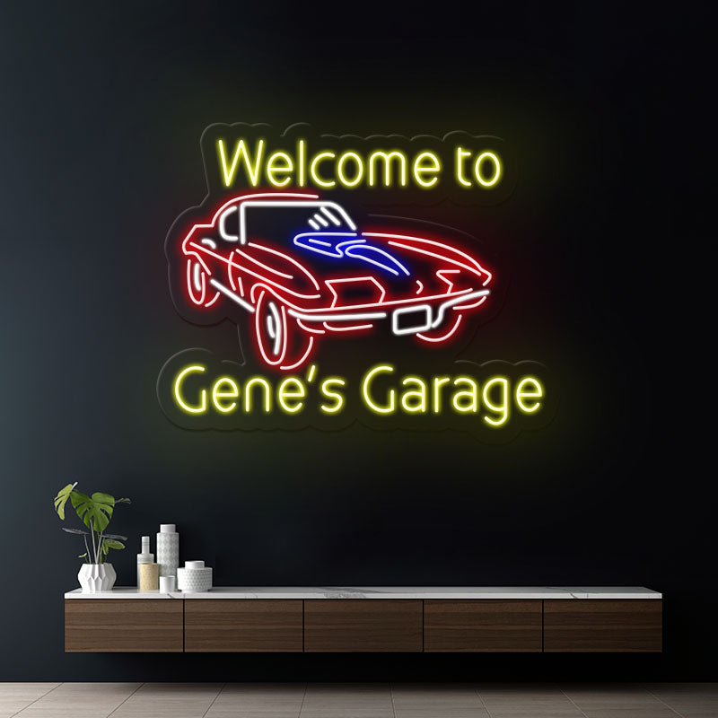 Custom Personalized Garage Led Neon Sign