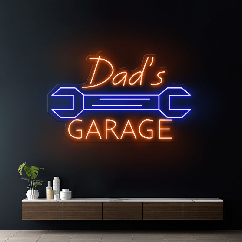 Custom Garage Led Neon Sign Men Gift Neon Light